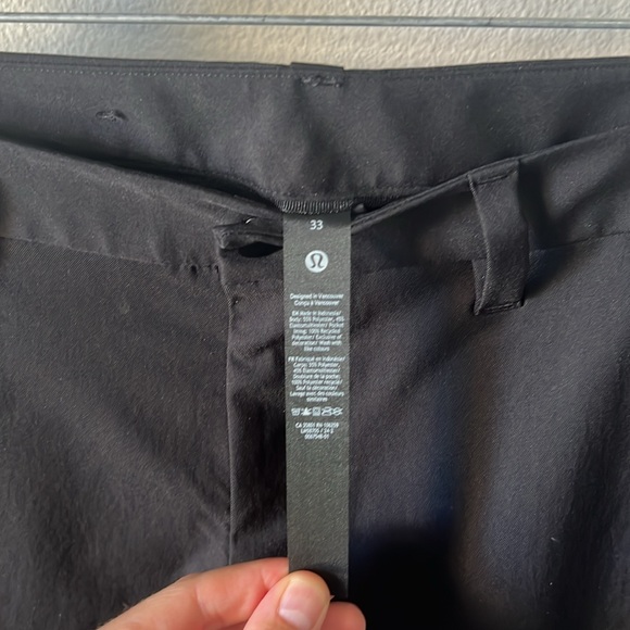 Lululemon ABC-Classic Fit Trouser Smooth Twill 33x30 - Picture 2 of 4
